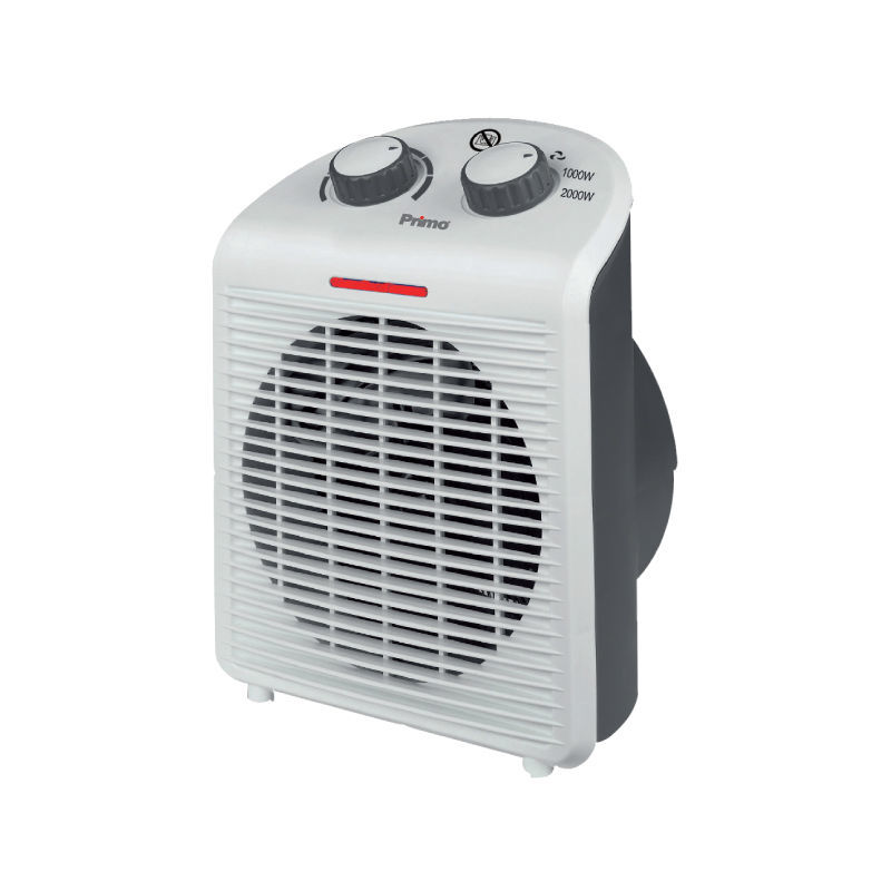 Primo PRFH-81093 Αερόθερμο Μπάνιου 2 Ταχυτήτων με Θερμοστάτη 2000W Λευκό/ Γκρι (810093)